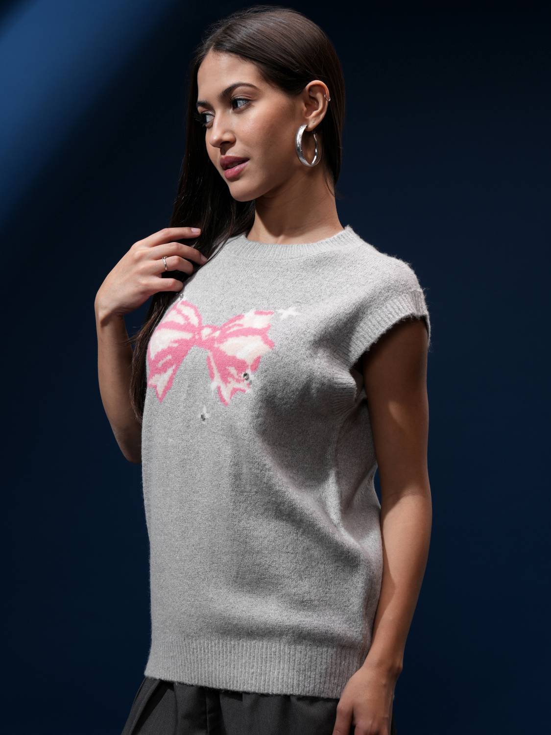 Tokyo Women Grey Sweater - Image 4