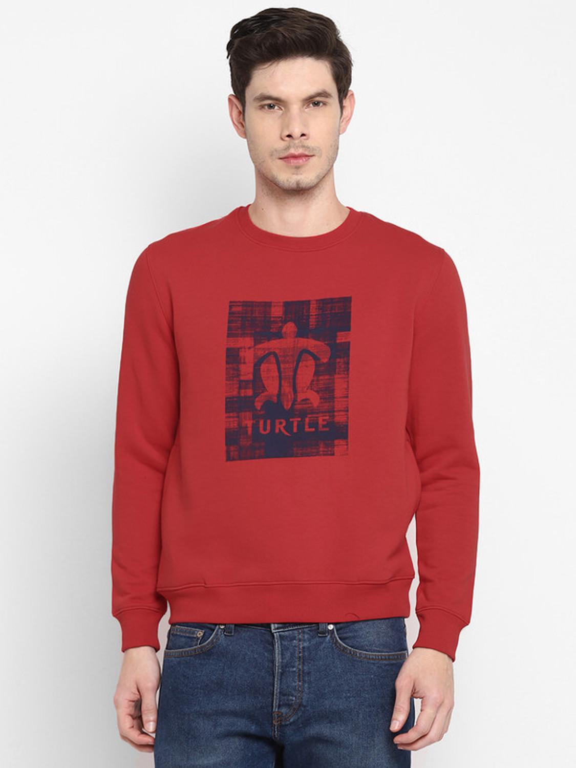 Image of TURTLE Full Sleeve Printed Men Sweatshirt