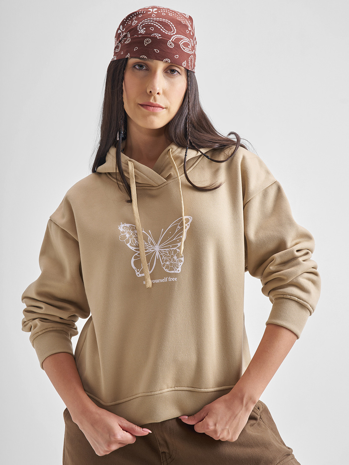 Image of Tokyo Talkies Full Sleeve Printed Women Sweatshirt