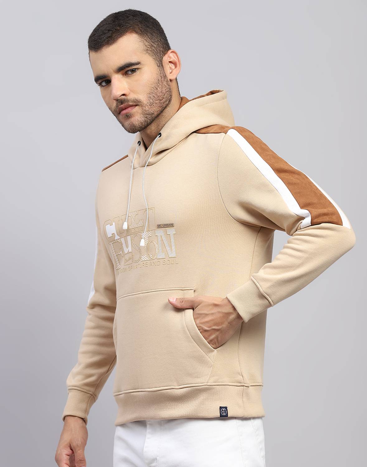MONTE CARLO Full Sleeve Solid Men Sweatshirt - Image 2
