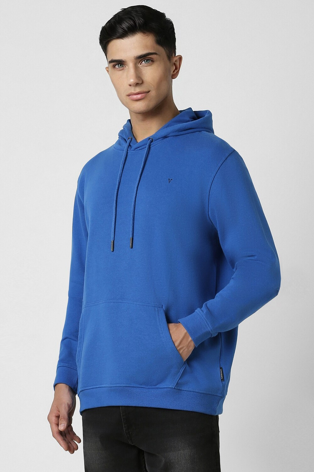 Image of VAN HEUSEN Full Sleeve Solid Men Sweatshirt