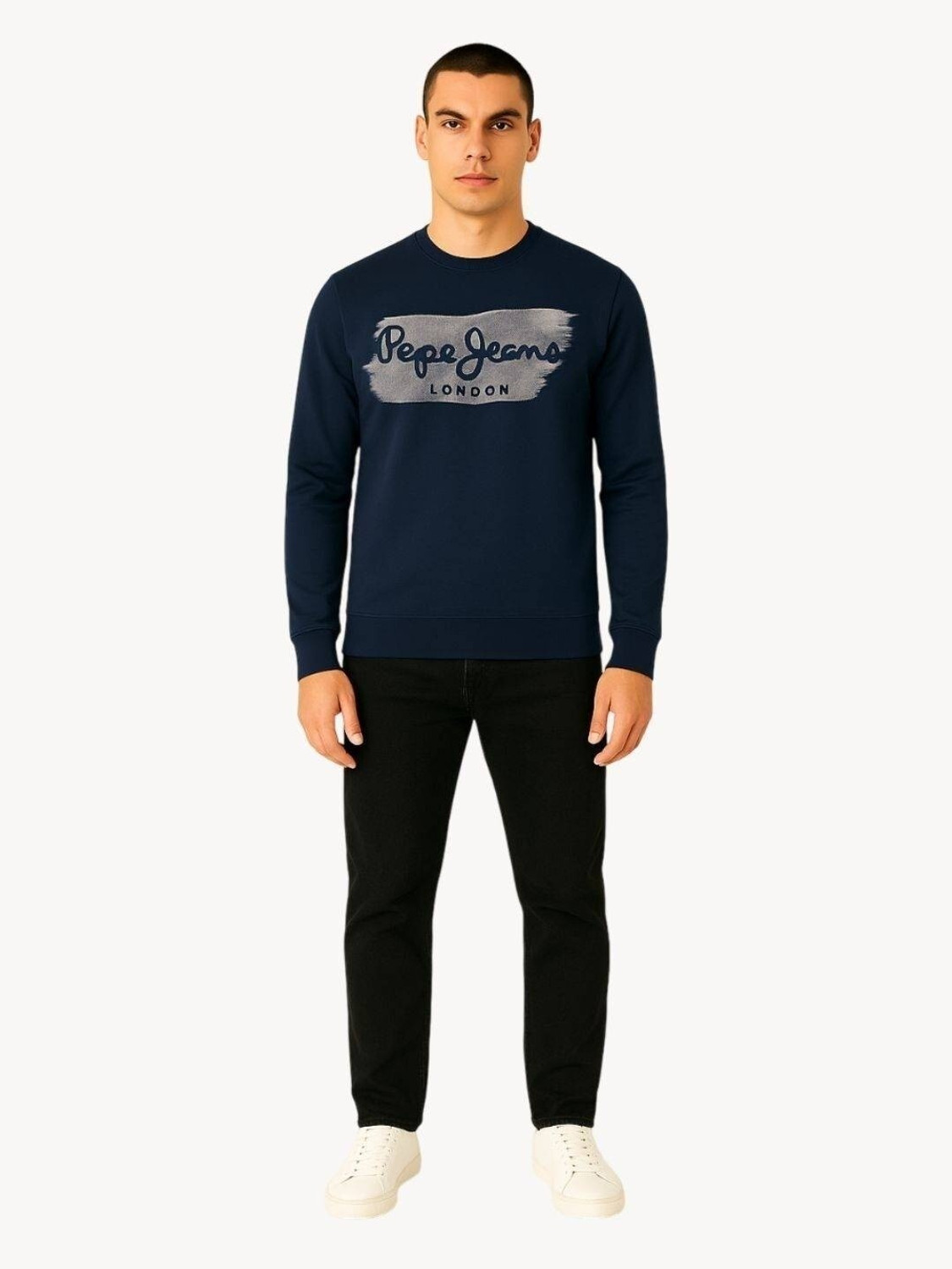 Image of Pepe Jeans Full Sleeve Graphic Print Men Sweatshirt