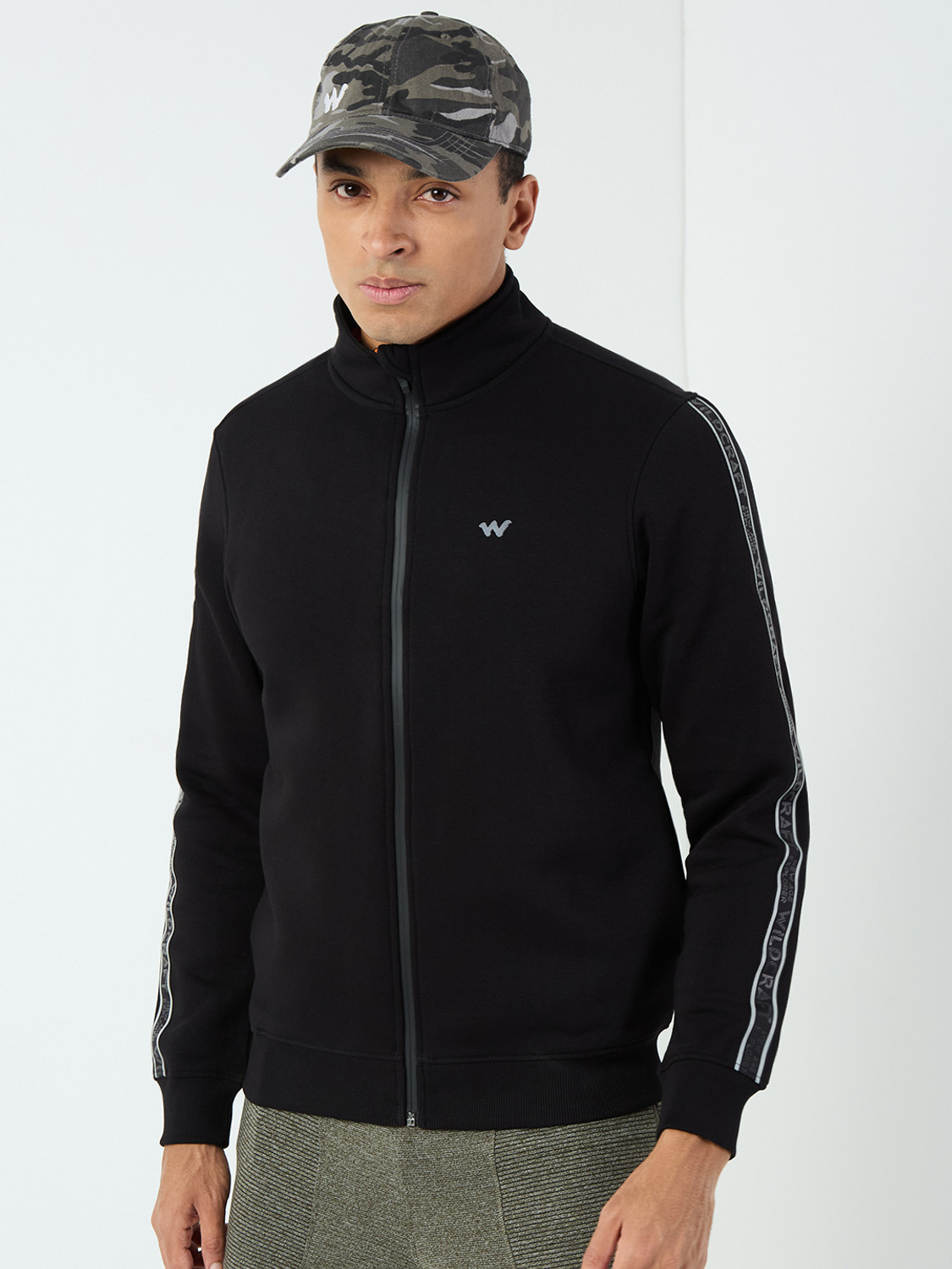 Image of Wildcraft Full Sleeve Solid Men Sweatshirt