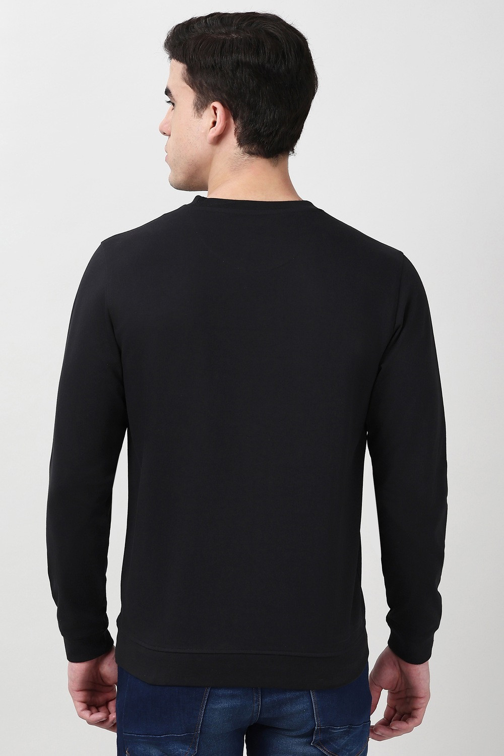 Image of PETER ENGLAND Men Full Sleeve Printed Sweatshirt