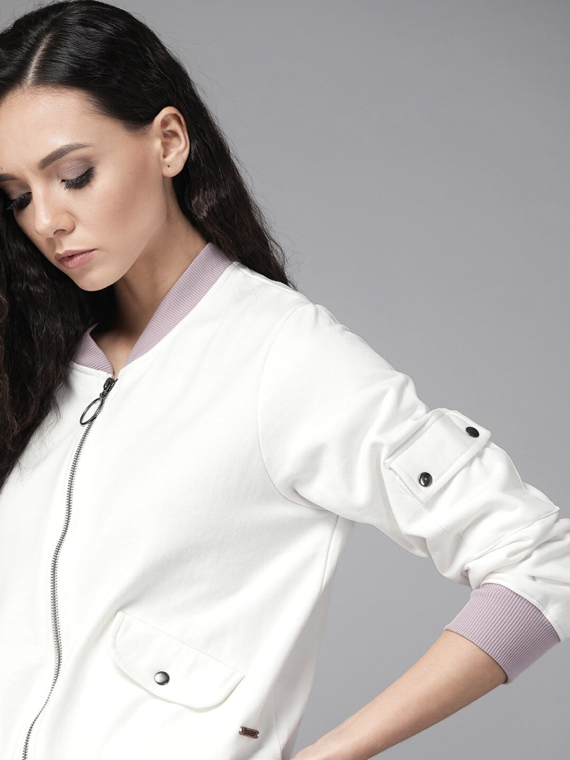 Image of Roadster Full Sleeve Solid Women Sweatshirt