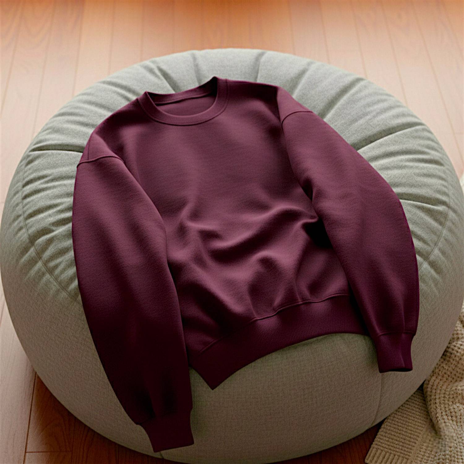 Attirea Full Sleeve Solid Men Sweatshirt