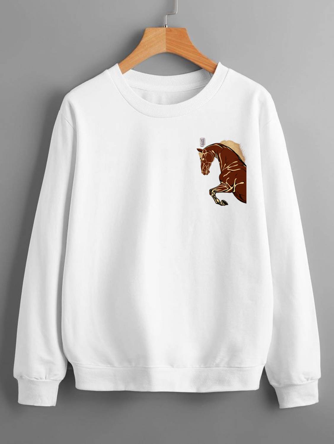 ABSTER Full Sleeve Graphic Print Men Sweatshirt