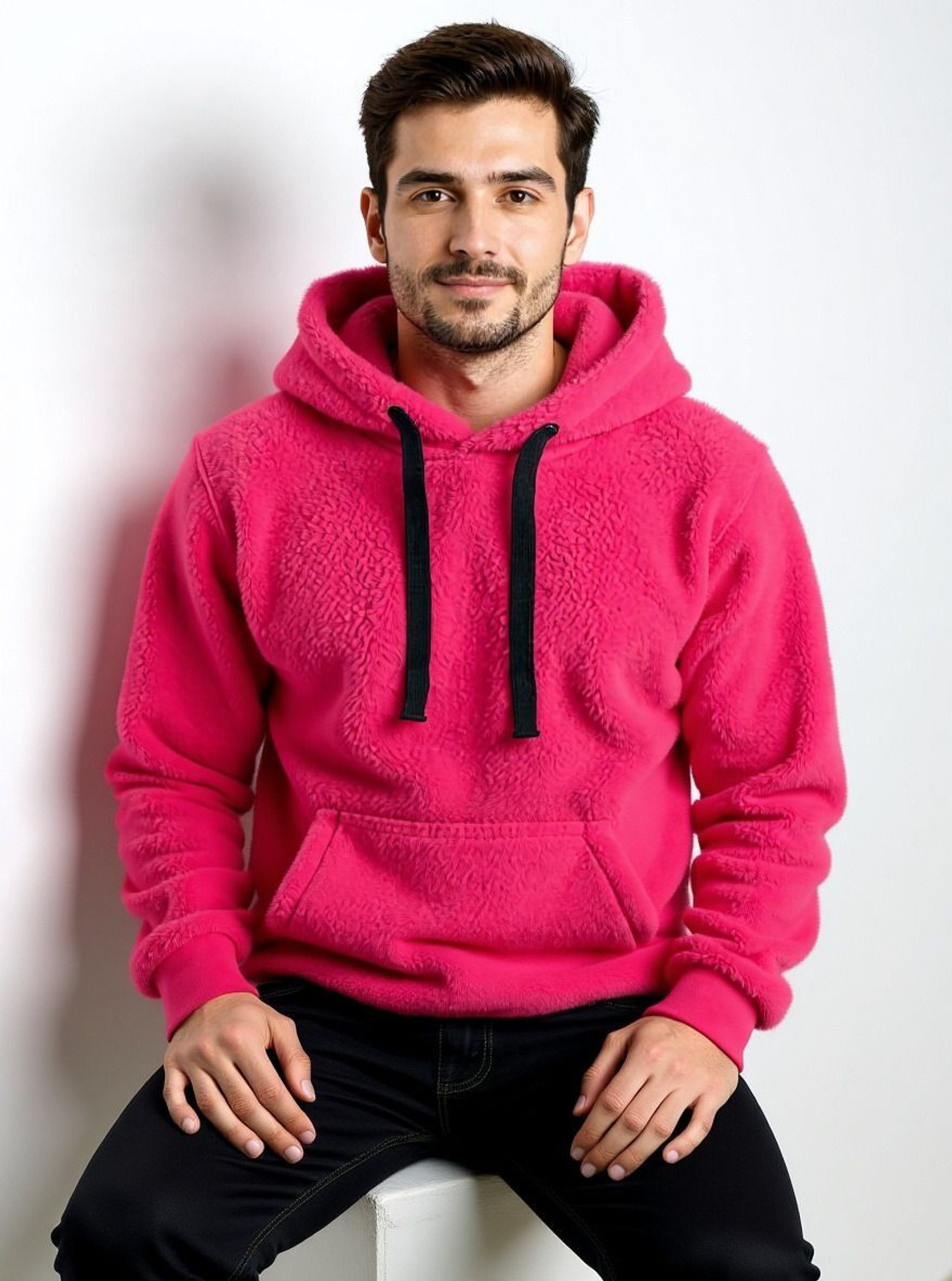 Image of Bellwit Full Sleeve Solid Men Sweatshirt