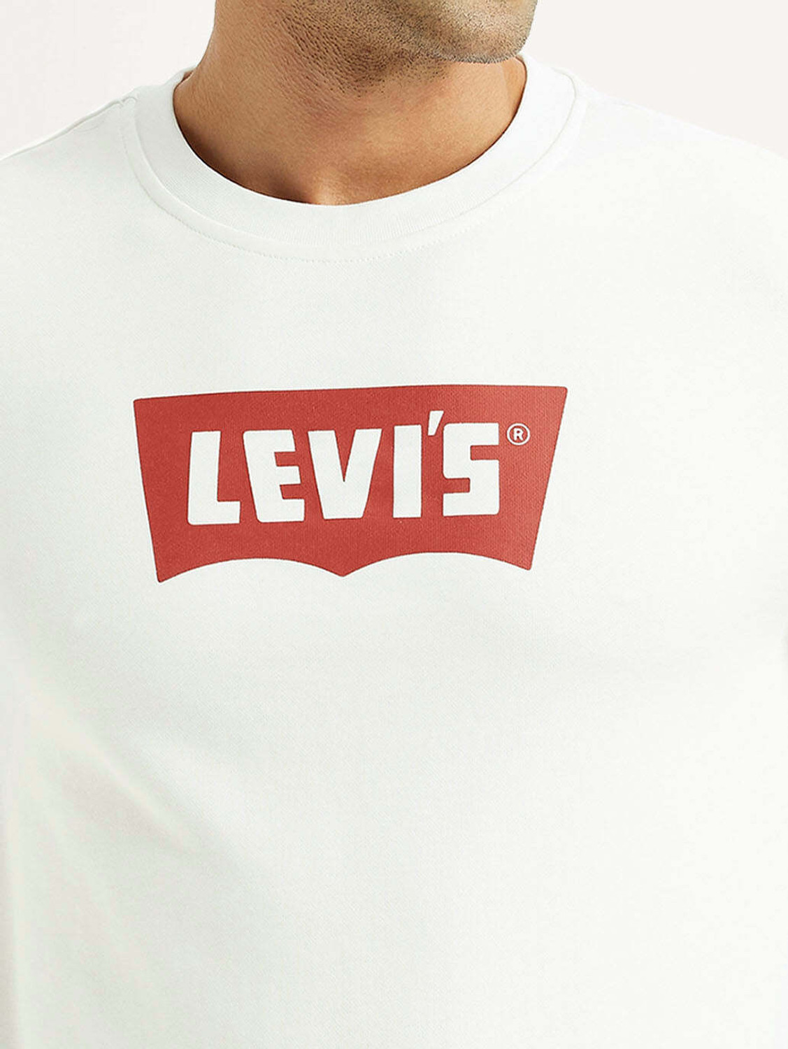 Image of LEVI'S Full Sleeve Graphic Print Men Sweatshirt