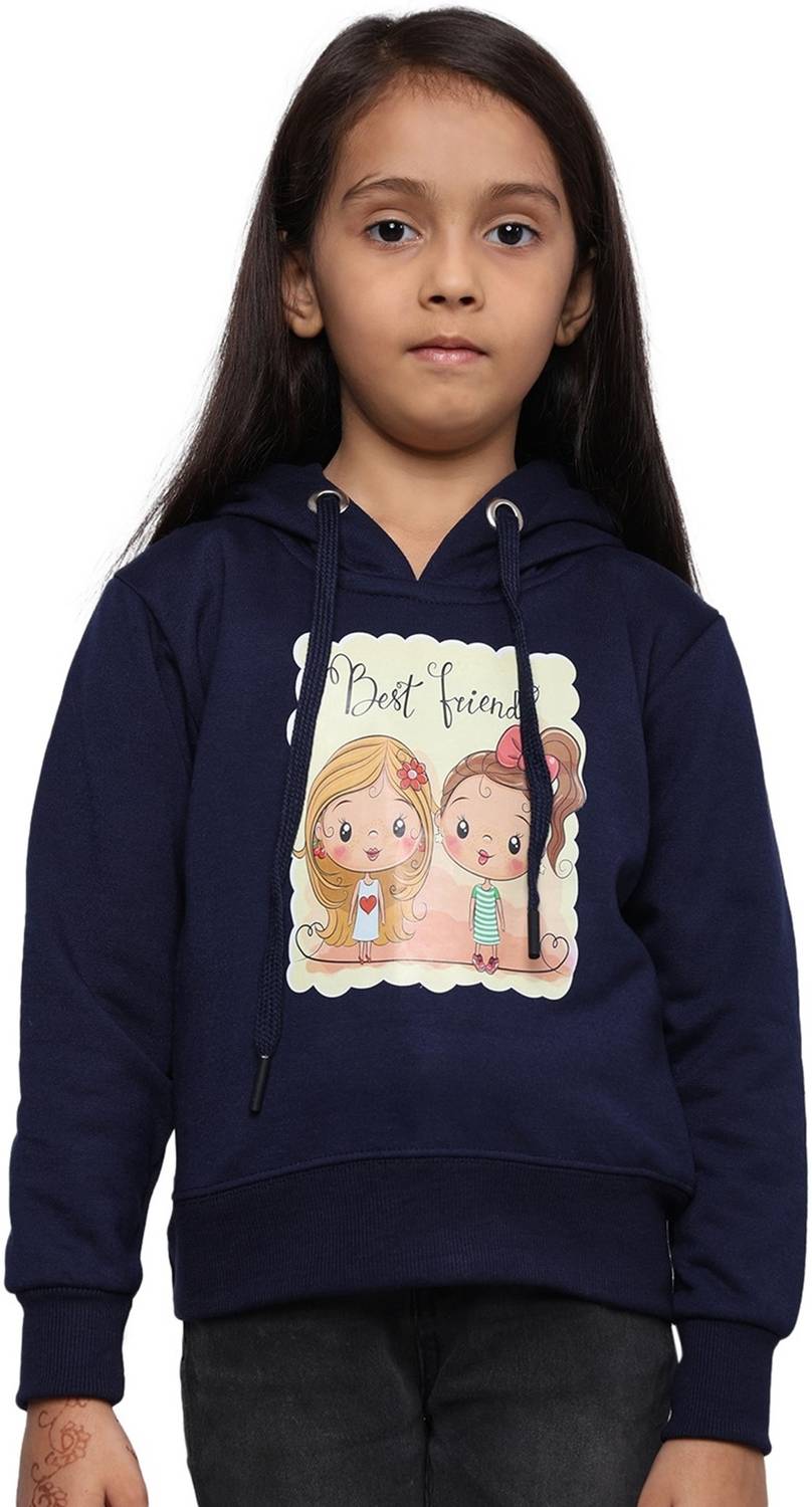 ADBUCKS Full Sleeve Graphic Print Girls Sweatshirt