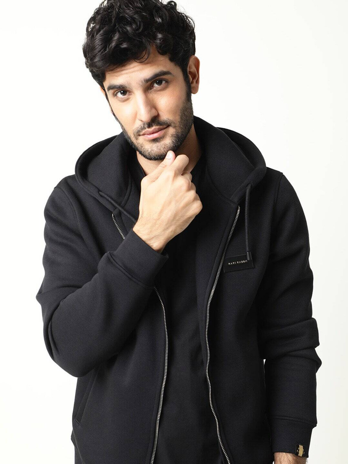 Image of Rare Rabbit Full Sleeve Solid Men Sweatshirt