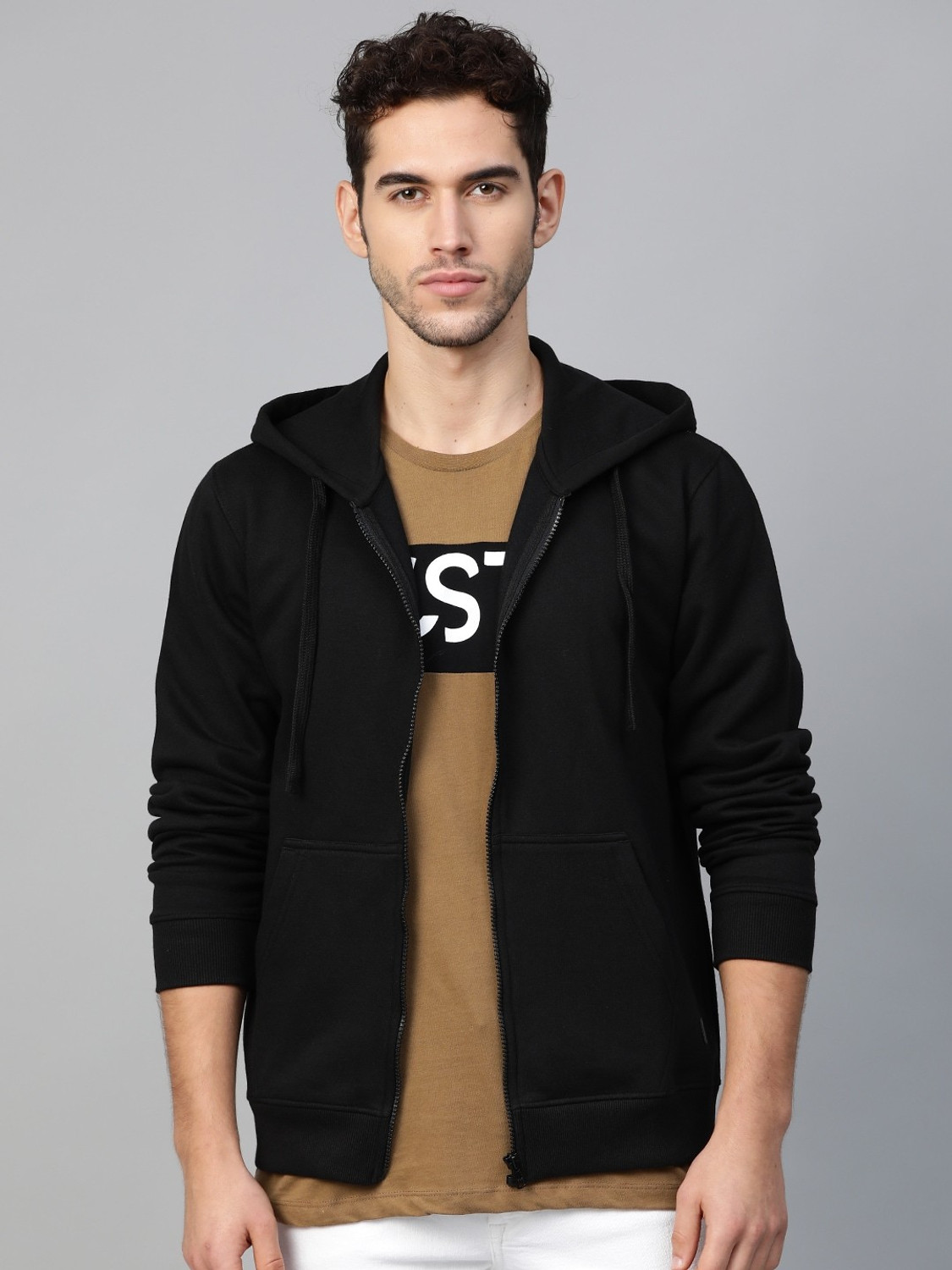 Image of Roadster Full Sleeve Solid Men Sweatshirt