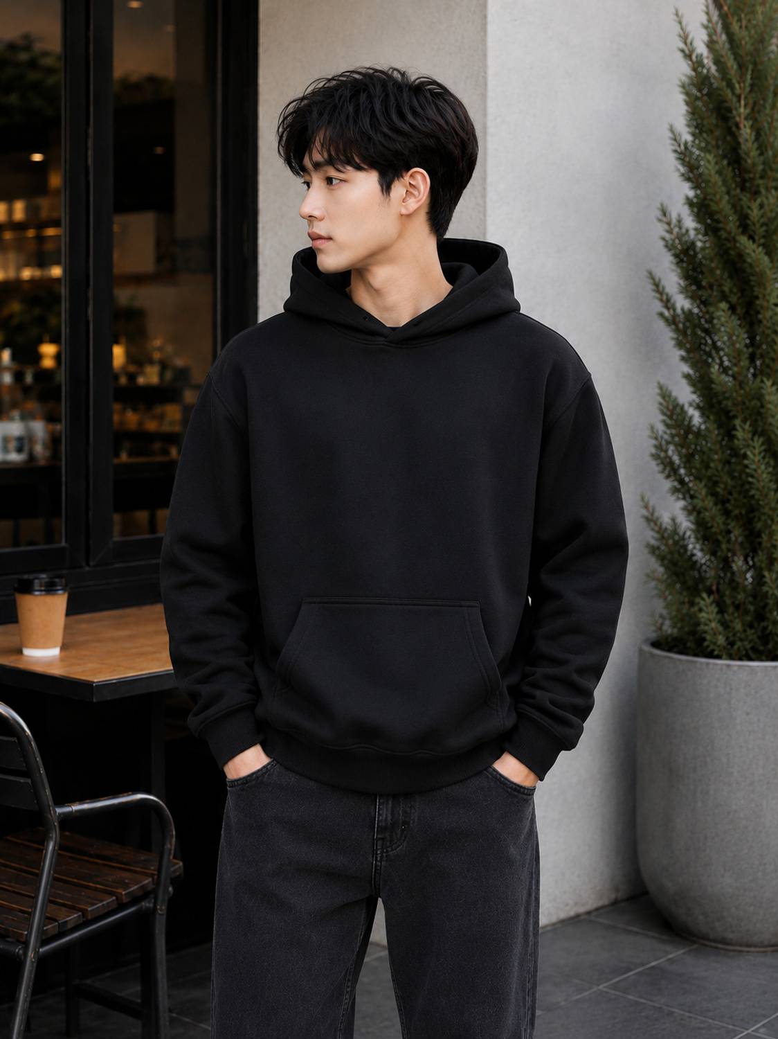 CRUNCHYWEAR Full Sleeve Solid Sweatshirt - Image 2