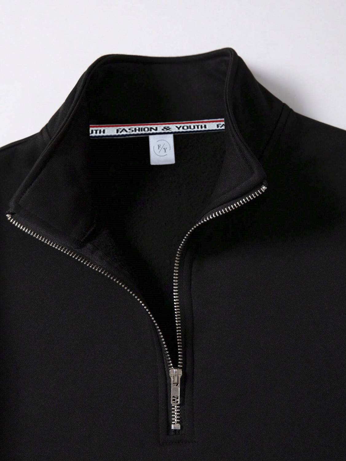 Fashion & Youth Full Sleeve Solid Men Sweatshirt - Image 3
