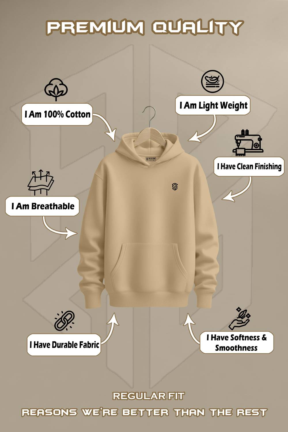 THE EG STORE Men Full Sleeve Printed Sweatshirt - Image 3