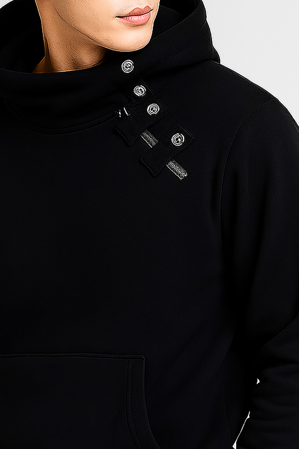 Image of JUGULAR Full Sleeve Solid Men Sweatshirt