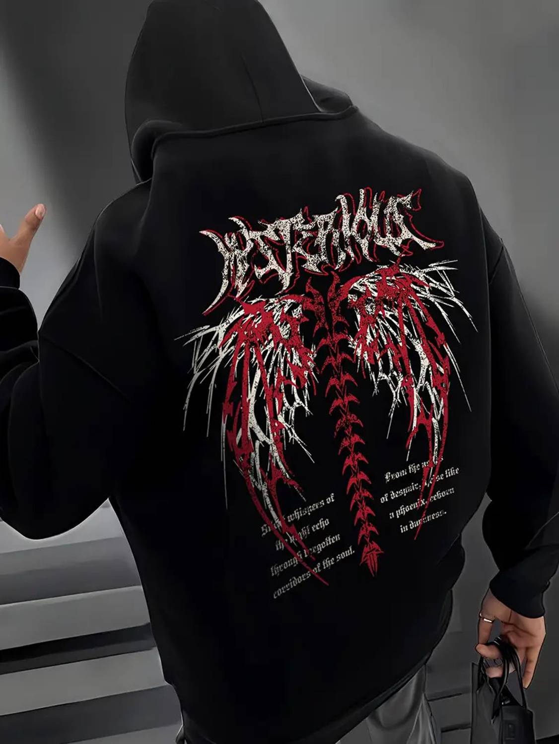 Three Arrows Full Sleeve Graphic Print Men Sweatshirt - Image 1