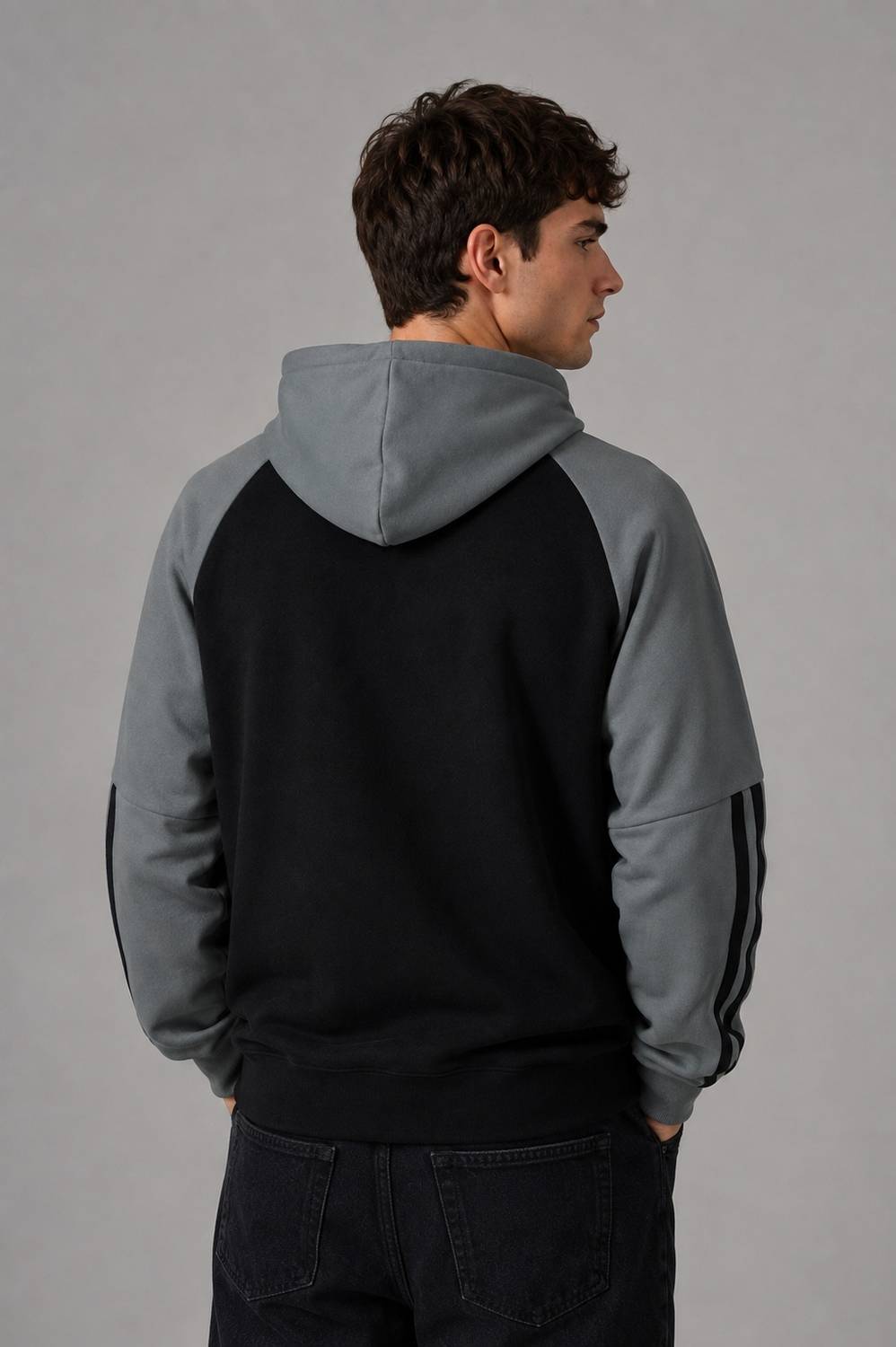 JERKYN Full Sleeve Striped Men Sweatshirt - Image 2