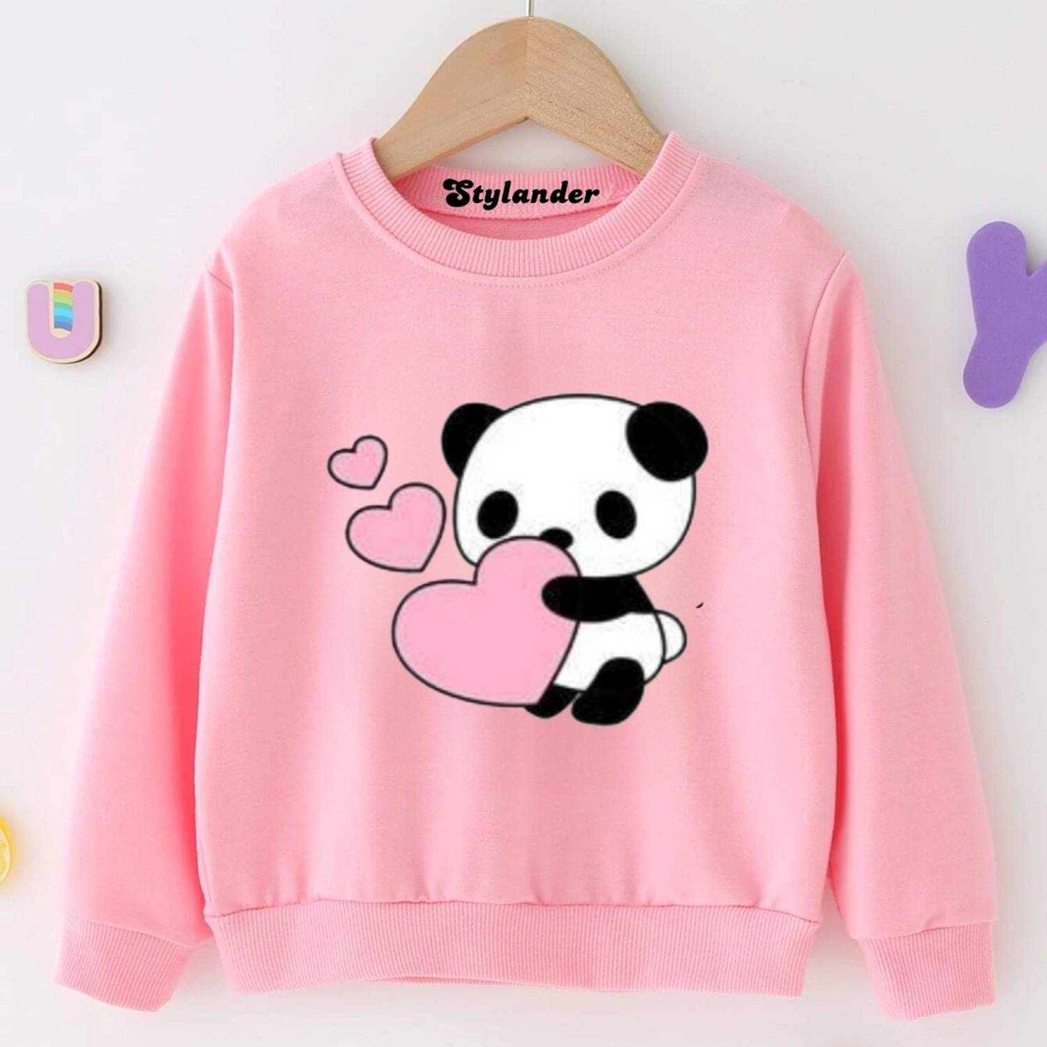 Bellame Full Sleeve Printed Girls Sweatshirt