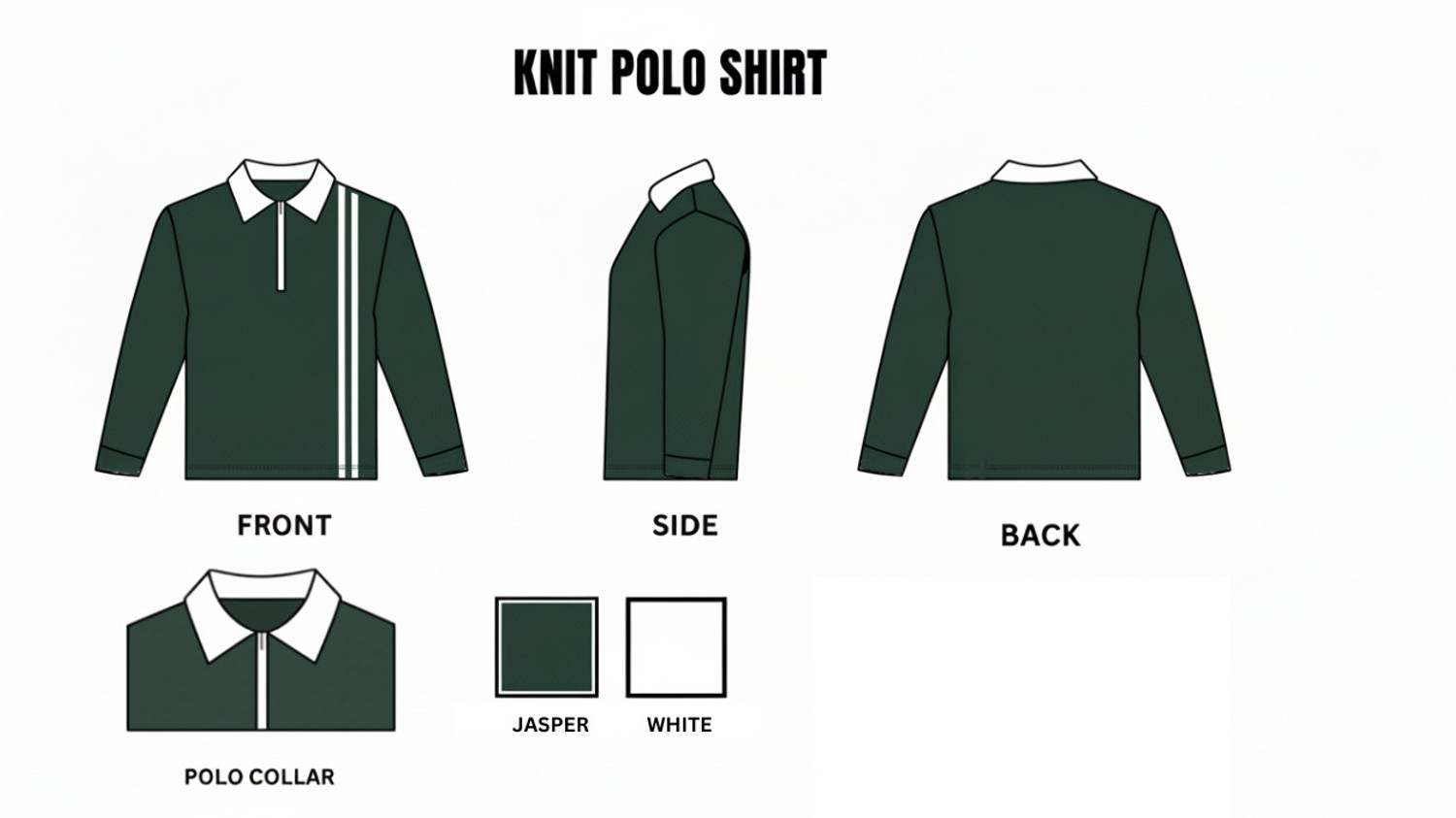 Image of Try This Colorblock Men Polo Neck Green T-Shirt