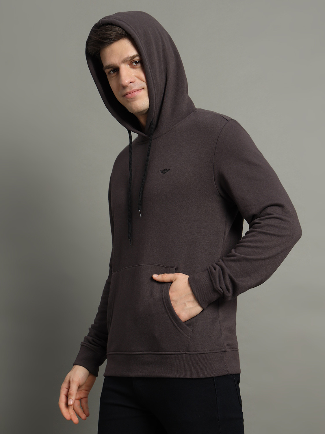 Image of GETGOLF Full Sleeve Solid Men Sweatshirt