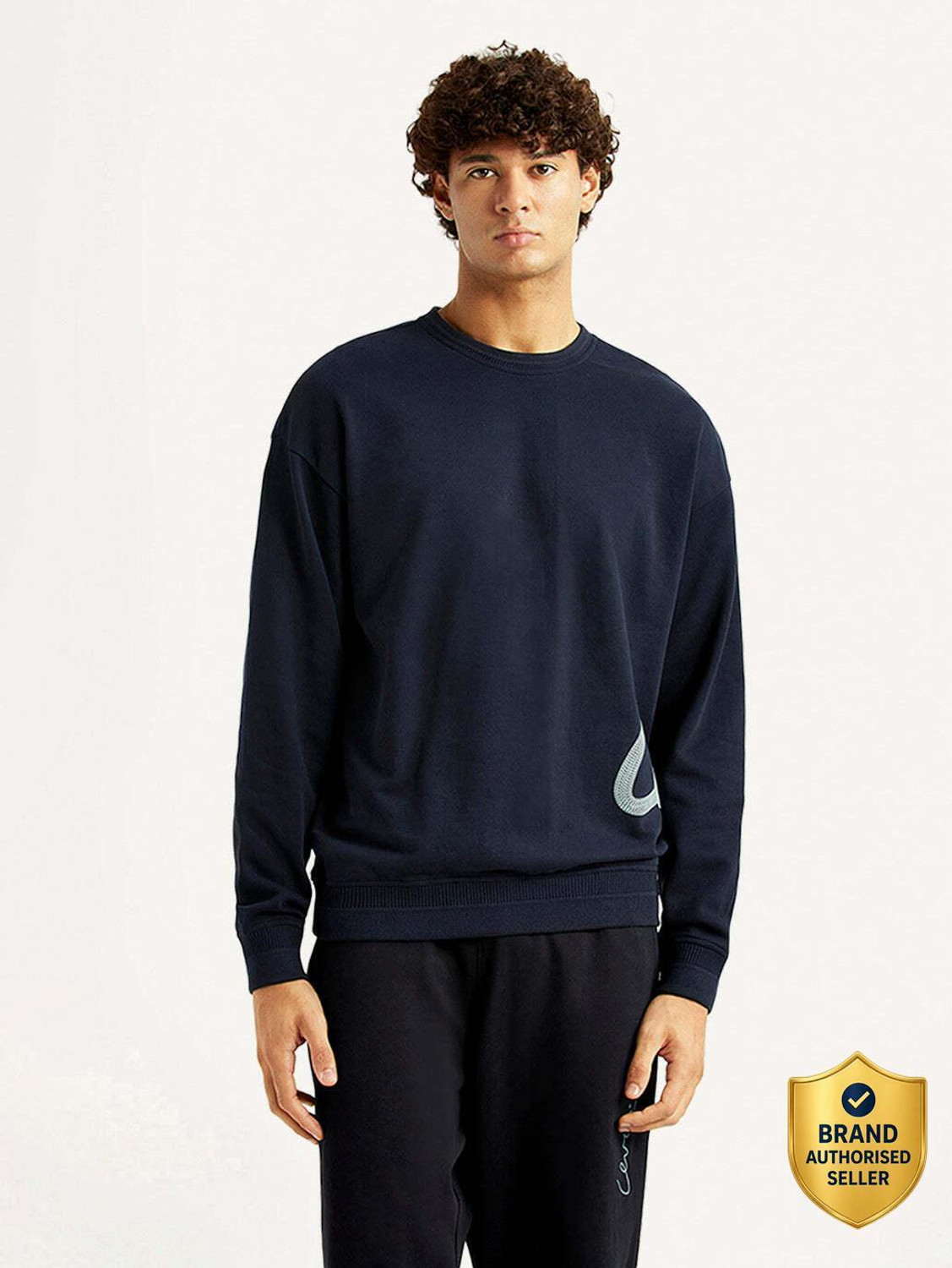 Image of LEVI'S Men Full Sleeve Graphic Print Sweatshirt