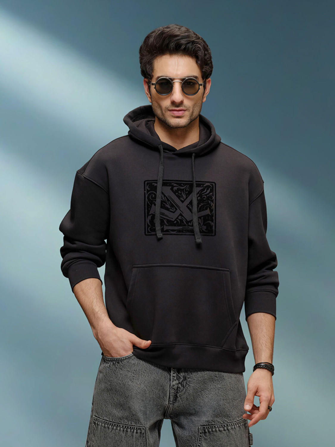 Image of WROGN Full Sleeve Printed Men Sweatshirt