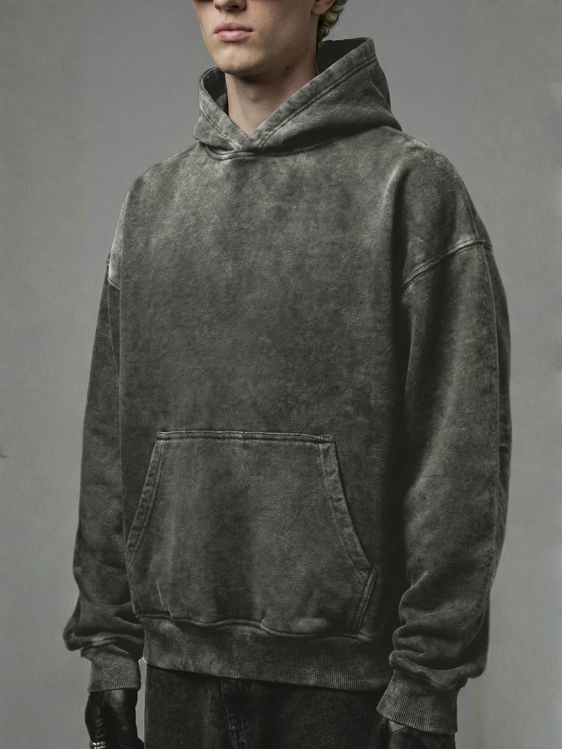 WHITE HUSK Men White Full Sleeve Sweatshirt - Image 4