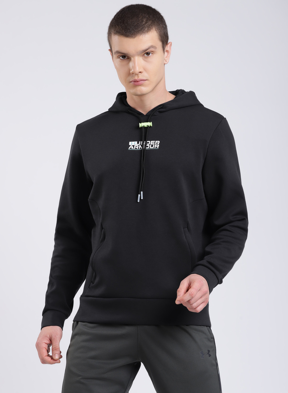 Image of UNDER ARMOUR Full Sleeve Solid Men Sweatshirt