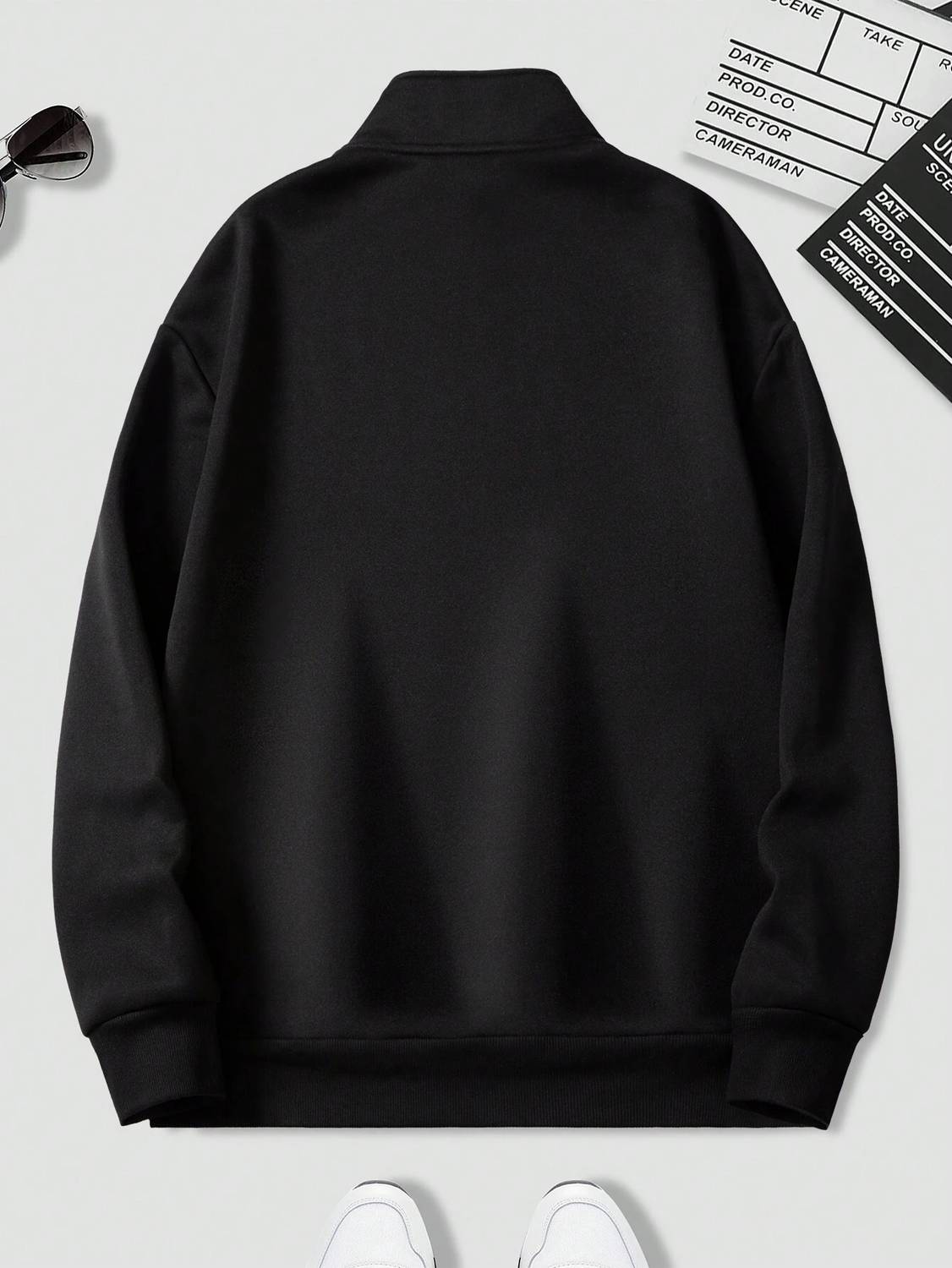 Fashion & Youth Full Sleeve Solid Men Sweatshirt - Image 2
