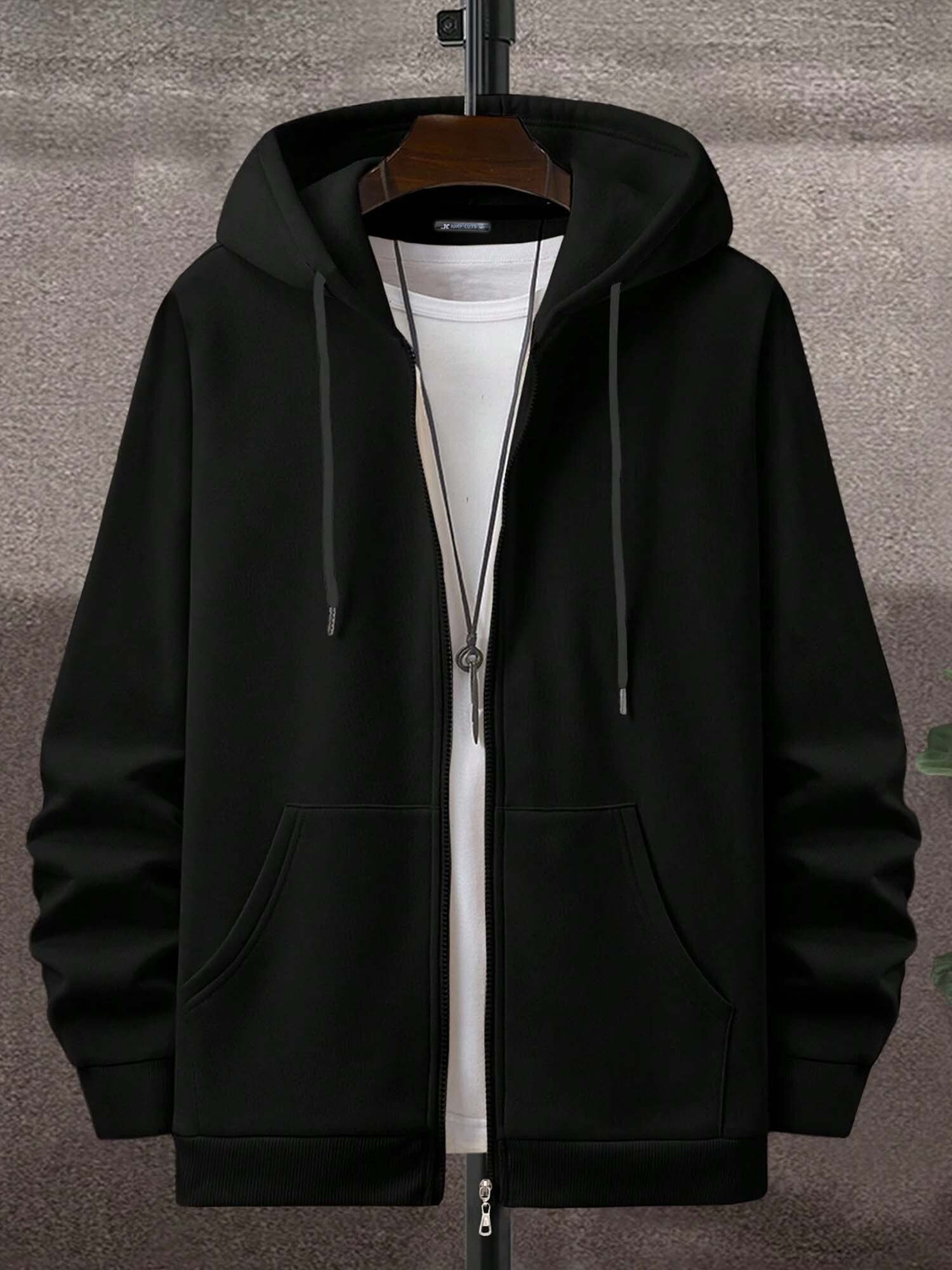Image of Jump Cuts Full Sleeve Solid Men Jacket