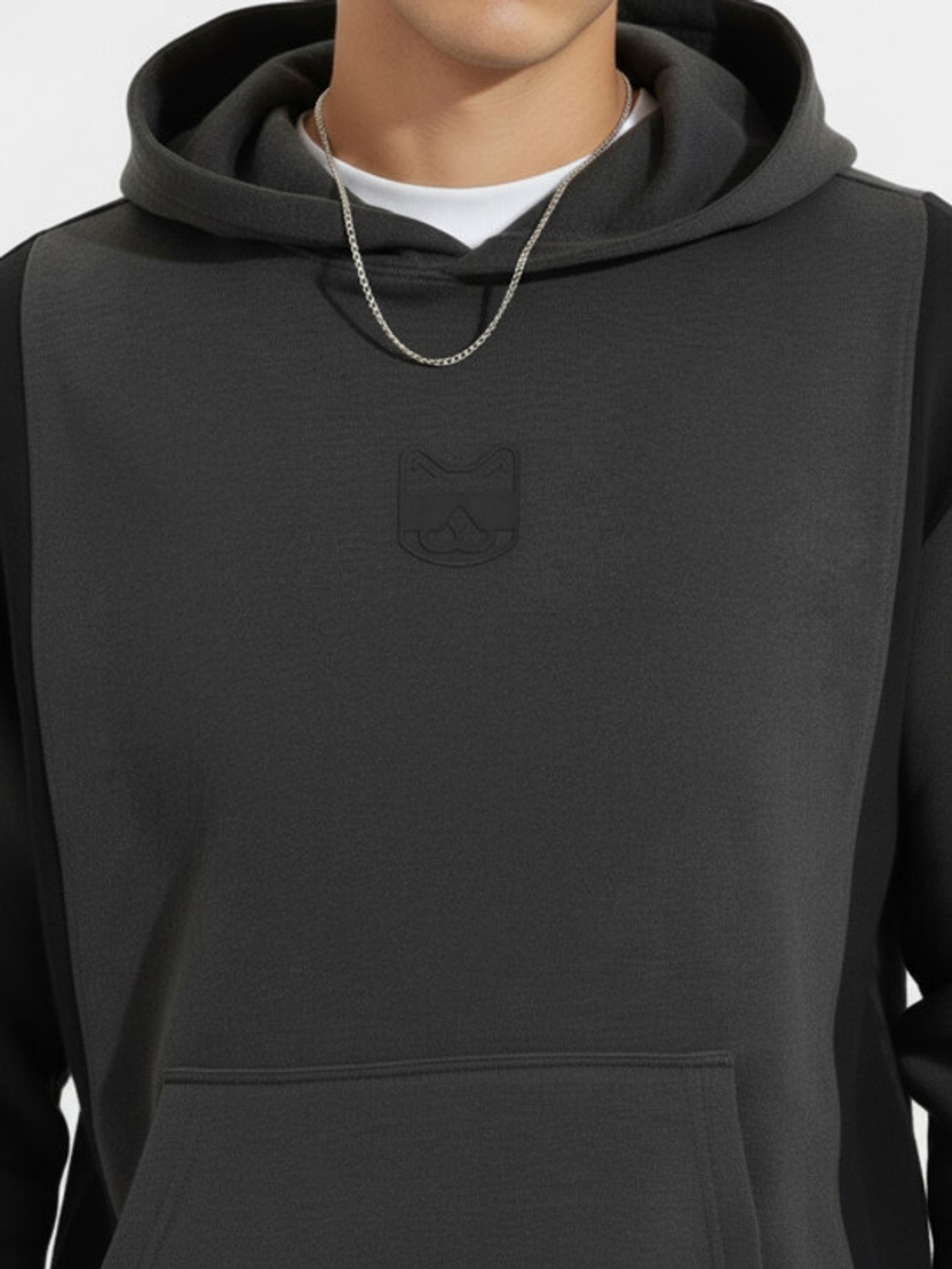 Image of Glitchez Full Sleeve Solid Men Sweatshirt