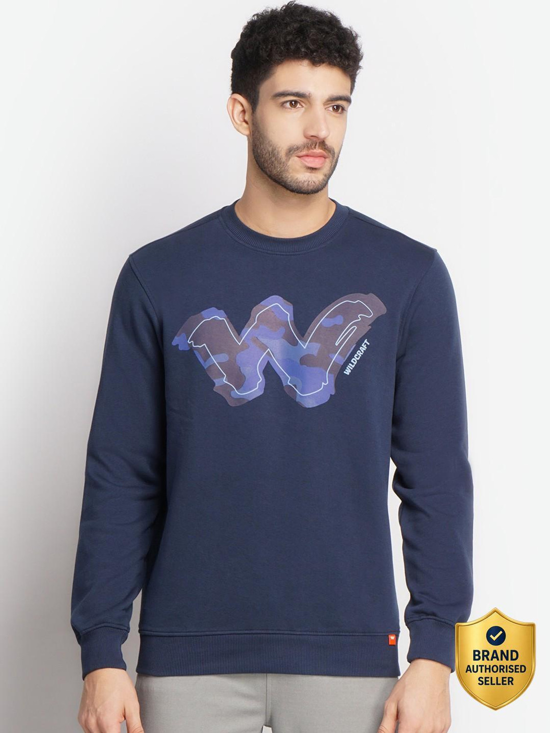Image of Wildcraft Full Sleeve Printed Men Sweatshirt