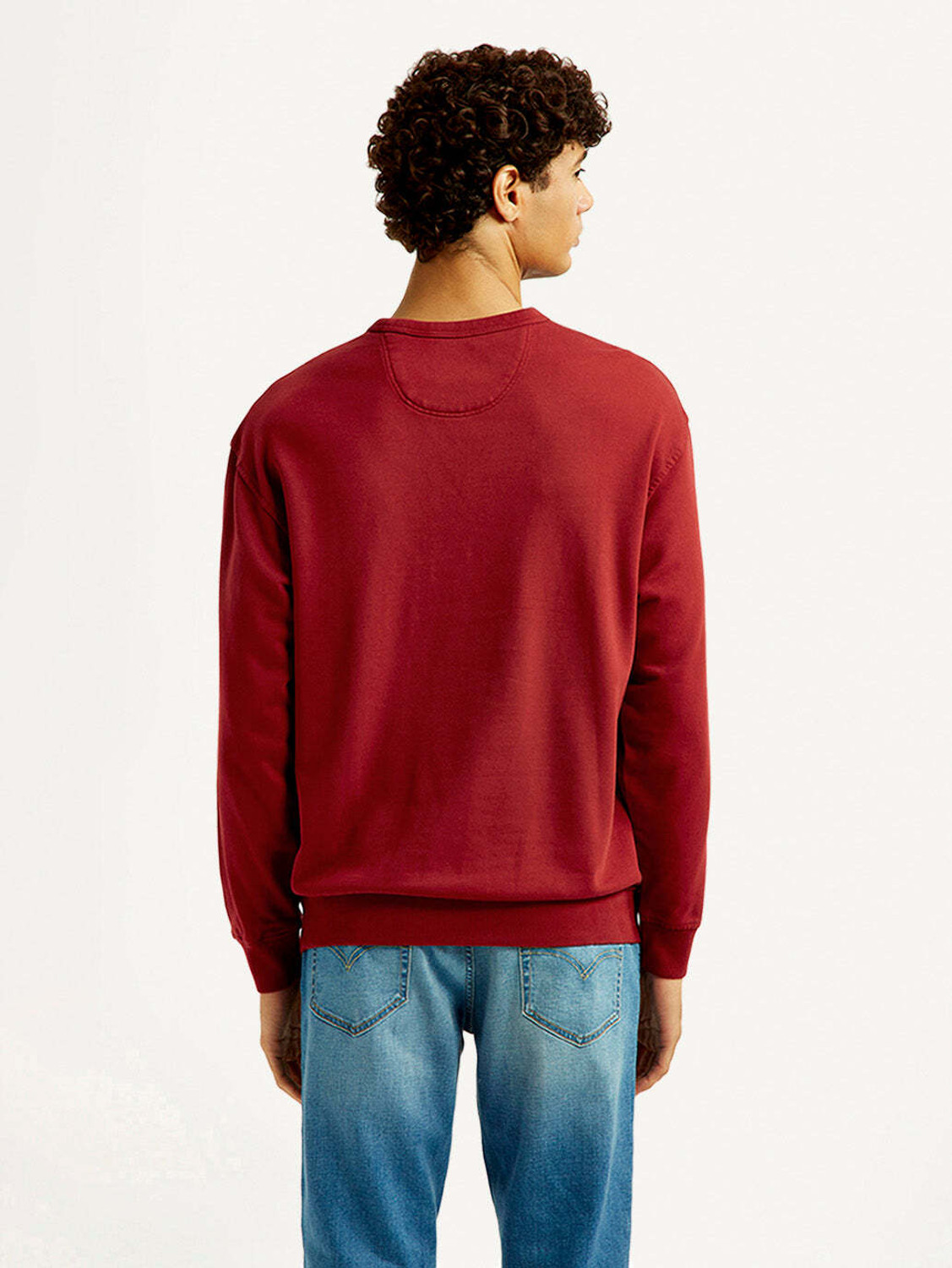 Image of LEVI'S Full Sleeve Solid Men Sweatshirt