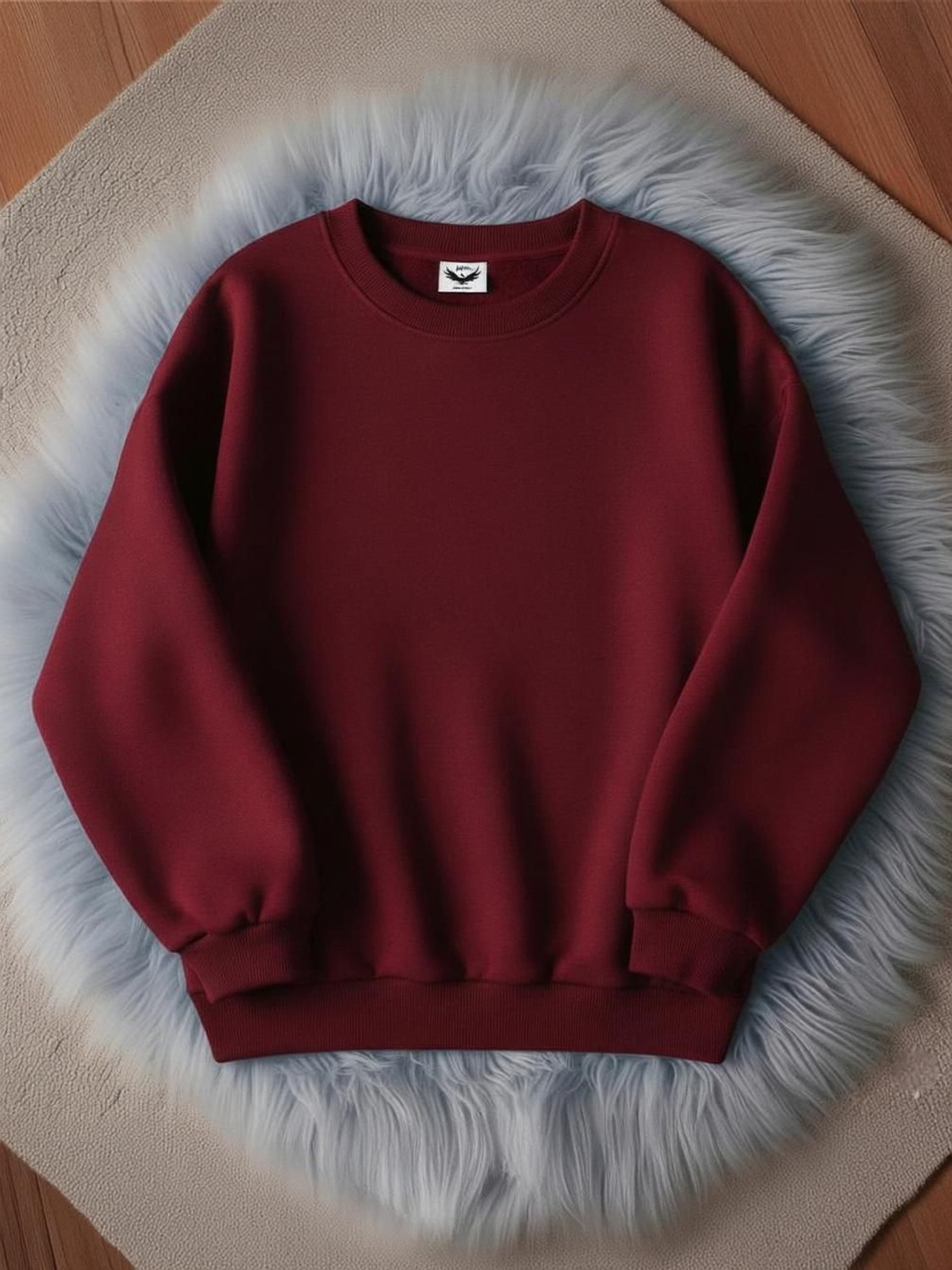 Image of INFIRAX Full Sleeve Solid Men Sweatshirt
