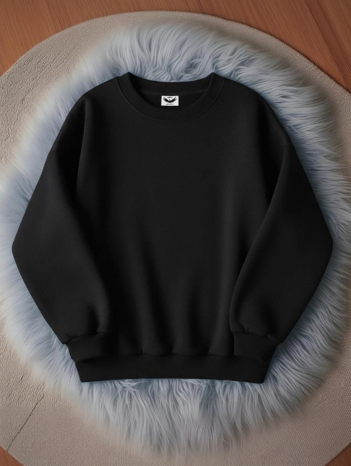 Image of INFIRAX Full Sleeve Solid Men Sweatshirt