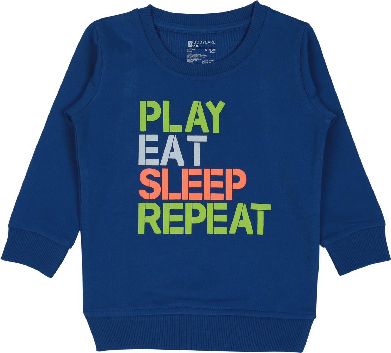 BodyCare Full Sleeve Printed Baby Boys Sweatshirt