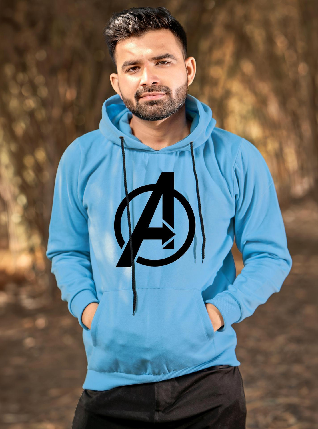 Image of JH MART Full Sleeve Printed Men Sweatshirt