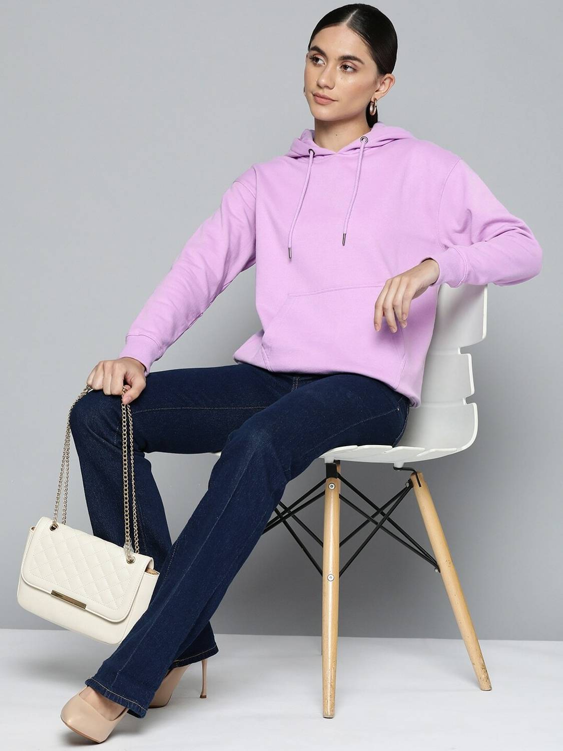 CHEMISTRY Full Sleeve Solid Women Sweatshirt