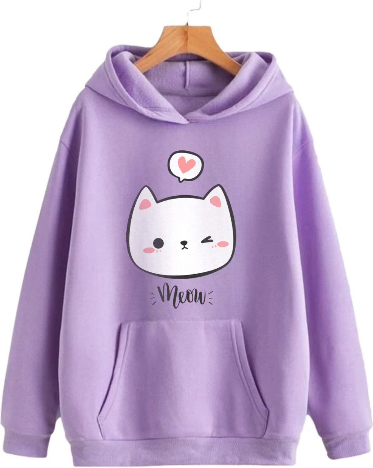 Image of Povaxpo Full Sleeve Graphic Print Women Sweatshirt