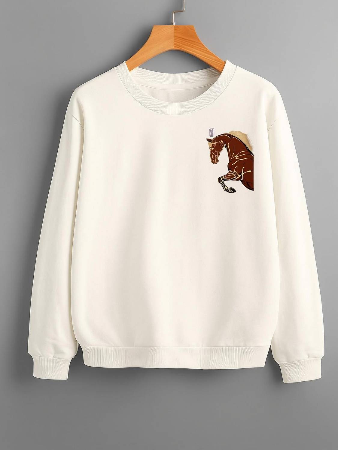 ABSTER Full Sleeve Graphic Print Men Sweatshirt