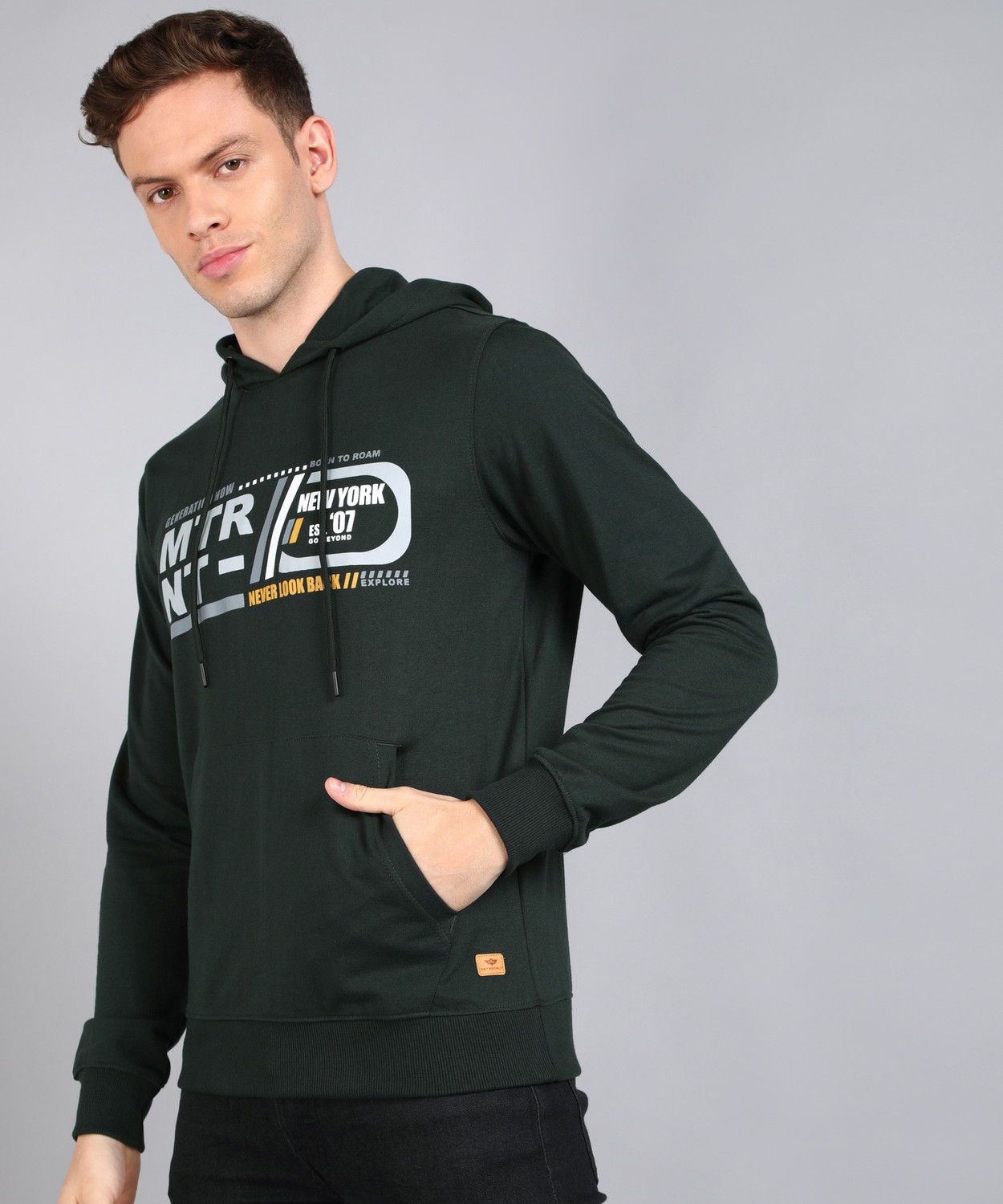 Image of METRONAUT Full Sleeve Printed Men Sweatshirt