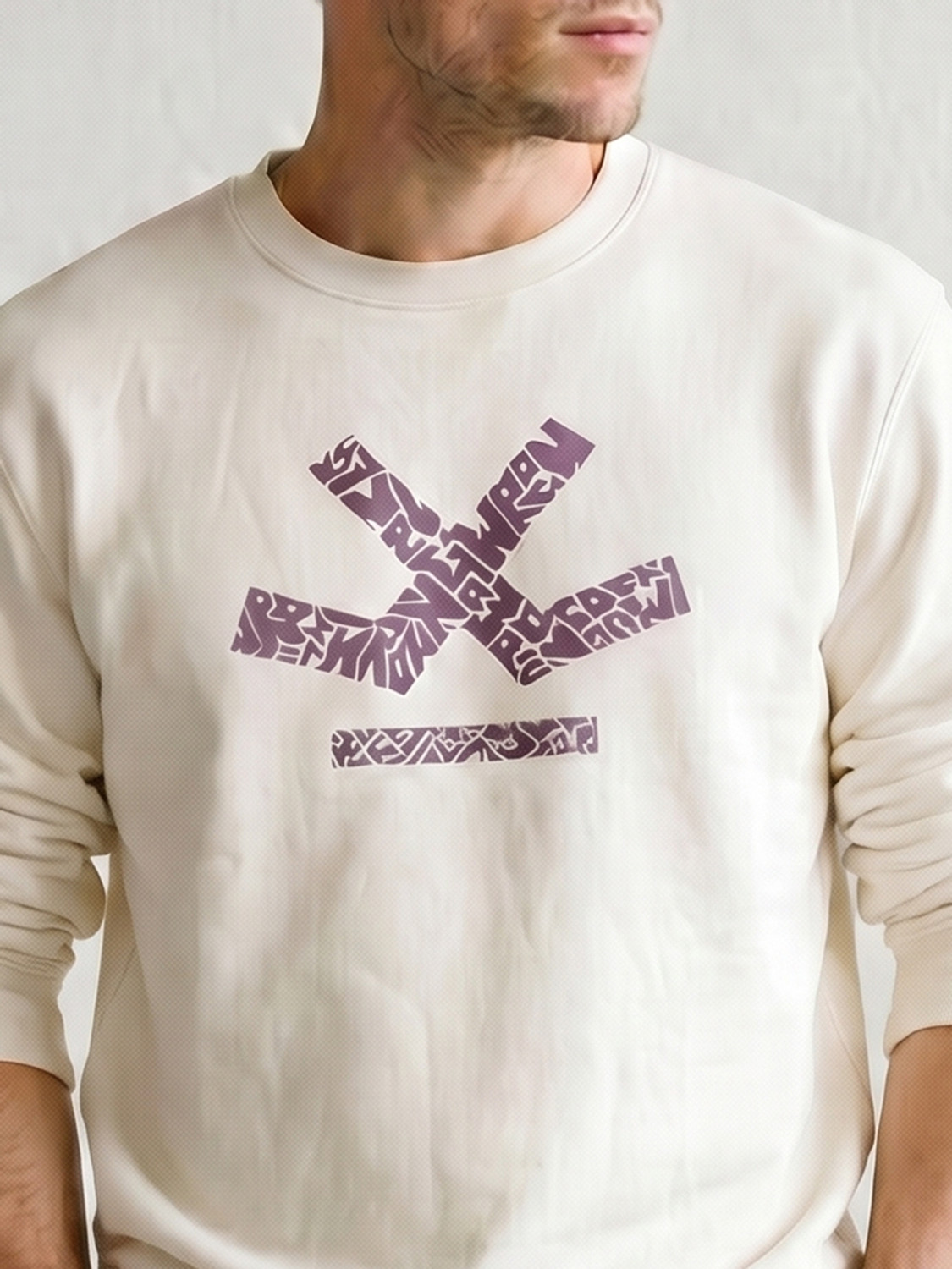 Image of WROGN Full Sleeve Solid Men Sweatshirt