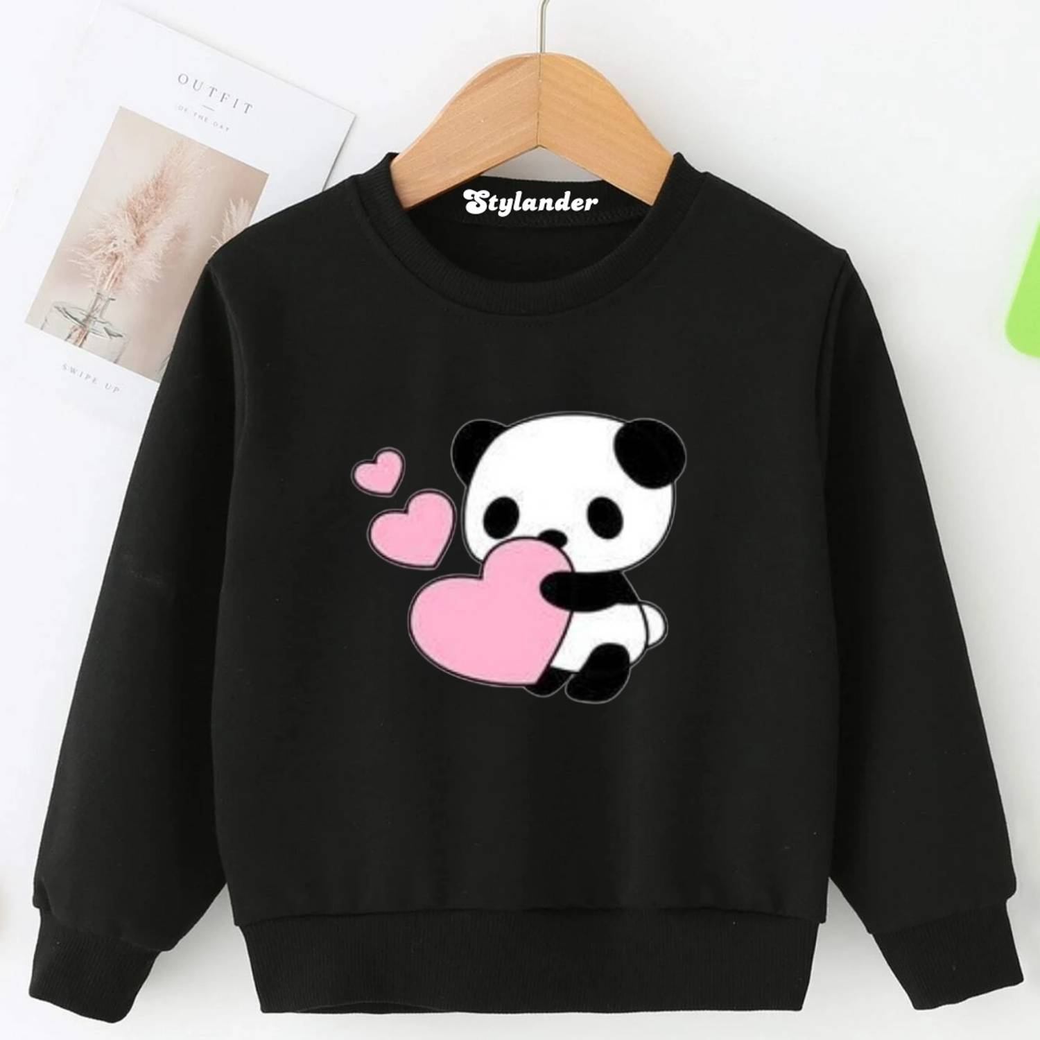 Bellame Full Sleeve Printed Girls Sweatshirt