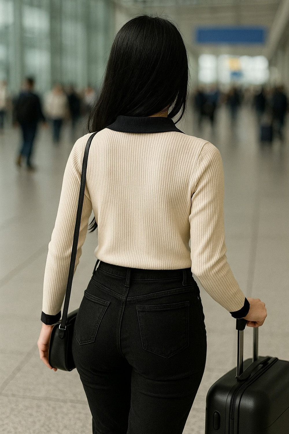 Image of SOLFY Full Sleeve Solid Women Sweatshirt