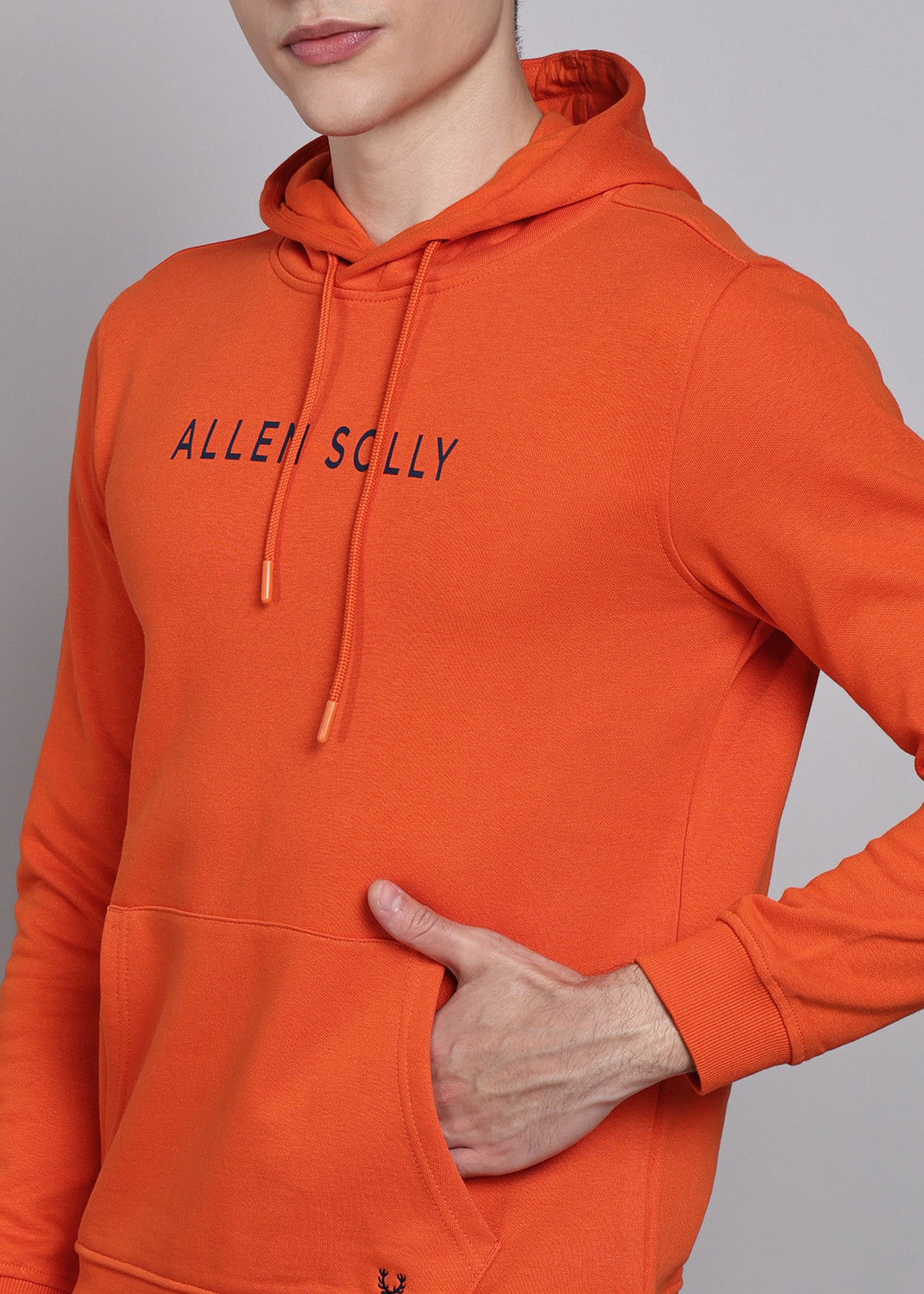 Image of Allen Solly Full Sleeve Solid Men Sweatshirt