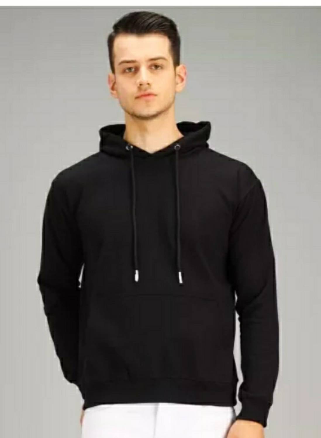 deslizar Full Sleeve Solid Men Sweatshirt