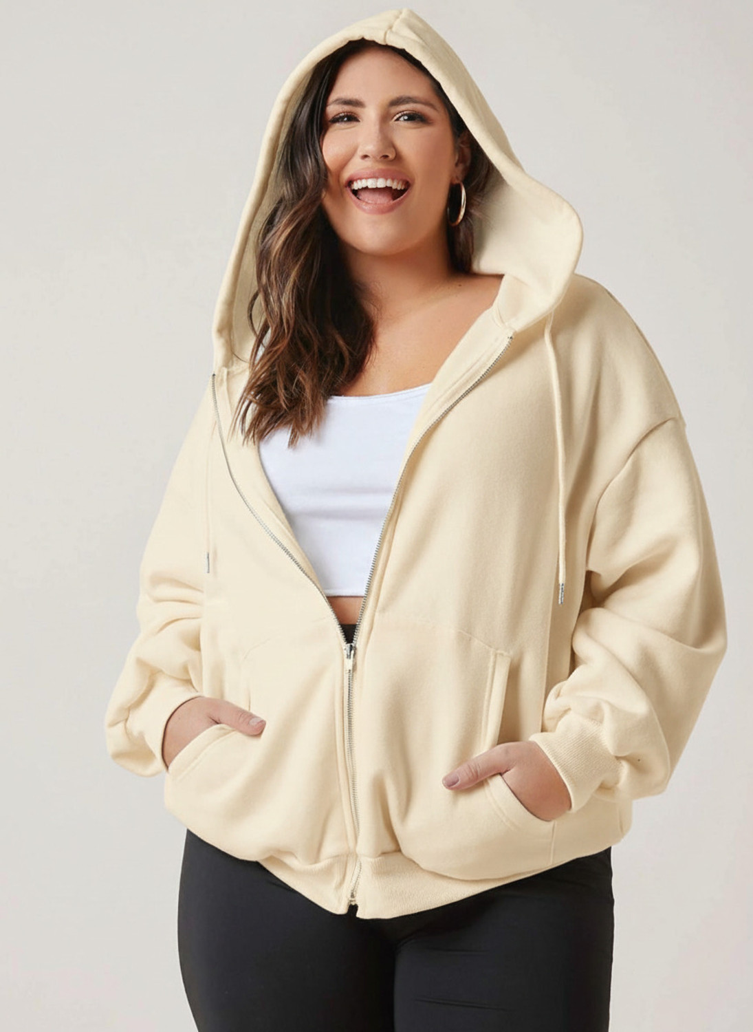 Image of KOTTY Full Sleeve Solid Women Sweatshirt