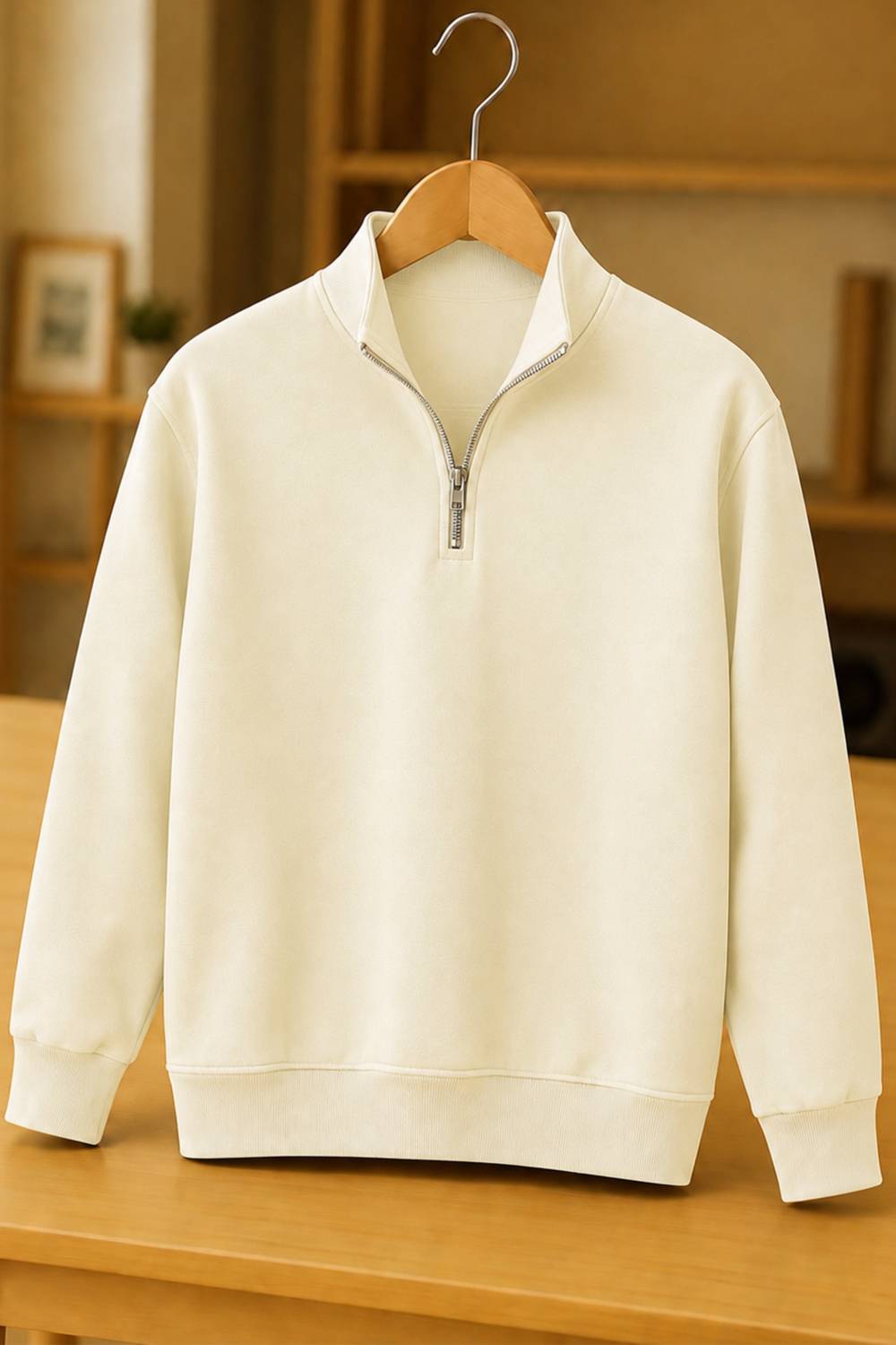 Fashion And Youth Full Sleeve Solid Men Sweatshirt - Image 1