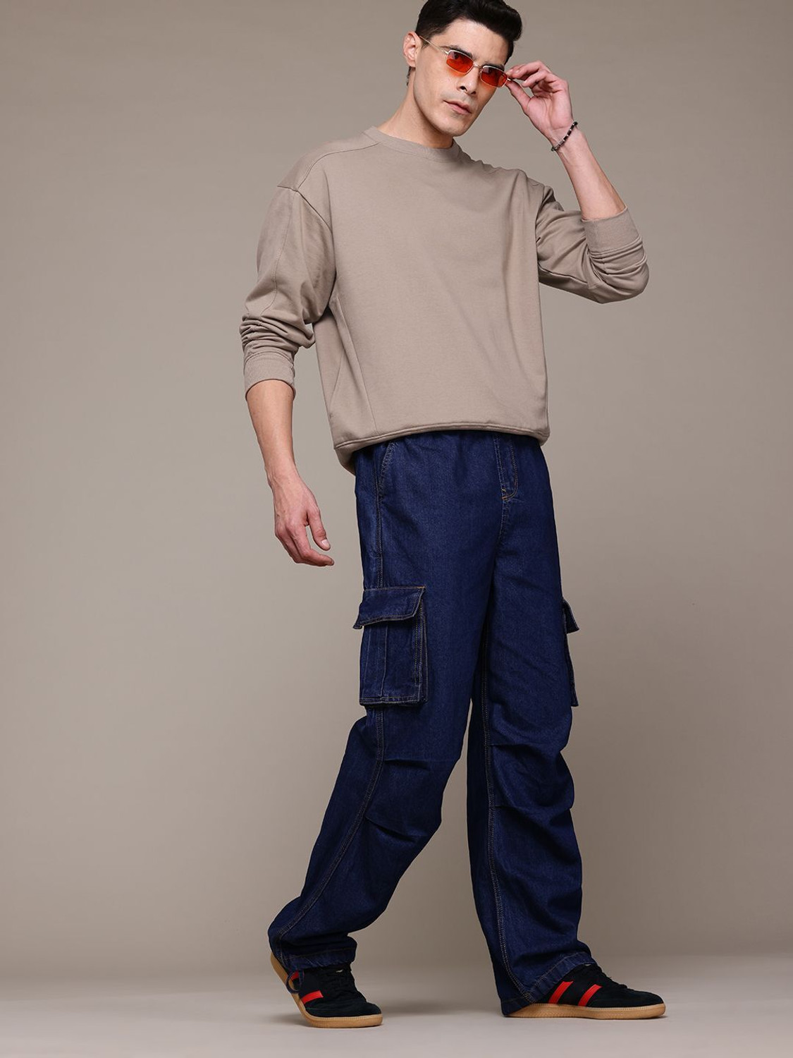 Image of Roadster Full Sleeve Solid Men Sweatshirt